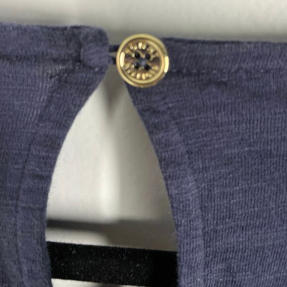 Tommy Hilfiger, Size 3X, Navy Lace Blouse, Scoop Neck, Short Sleeve, Plus - Picture 6 of 8